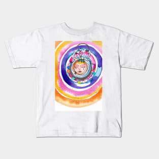 Sun Girl Mandala Kids T-Shirt